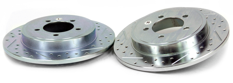 Ford Explorer Sport Brake Rotors (2) - Rear - Baer Brakes - Claw Performance Rotors - 2003